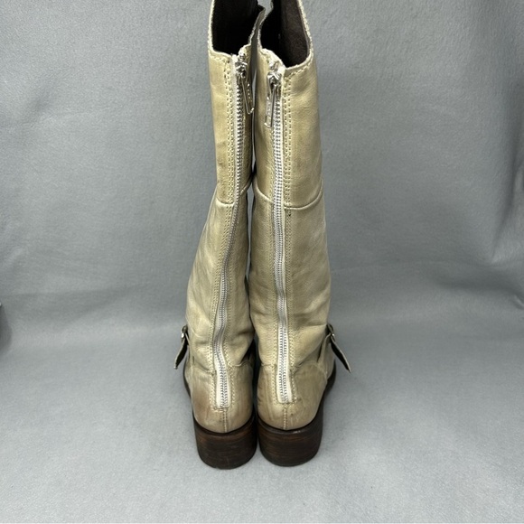 Independent Boot Company Womens Riding Boots Cream Leather Sz 6.5 - Picture 7 of 12